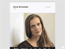 Tablet Screenshot of anneschneider.org